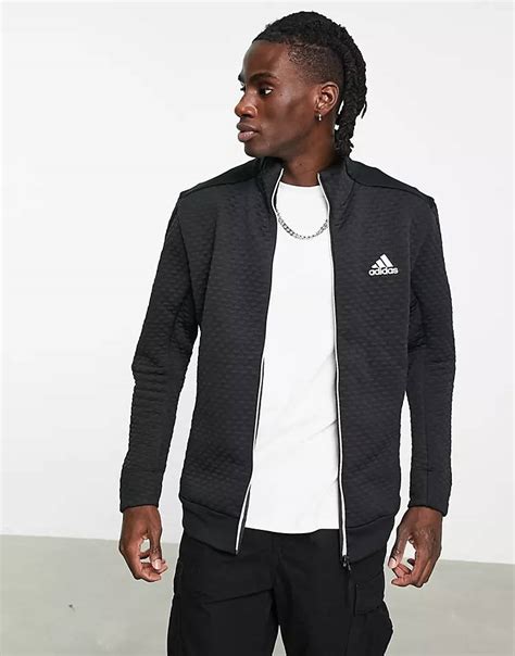 adidas zne jacke herren schwarz|Black .